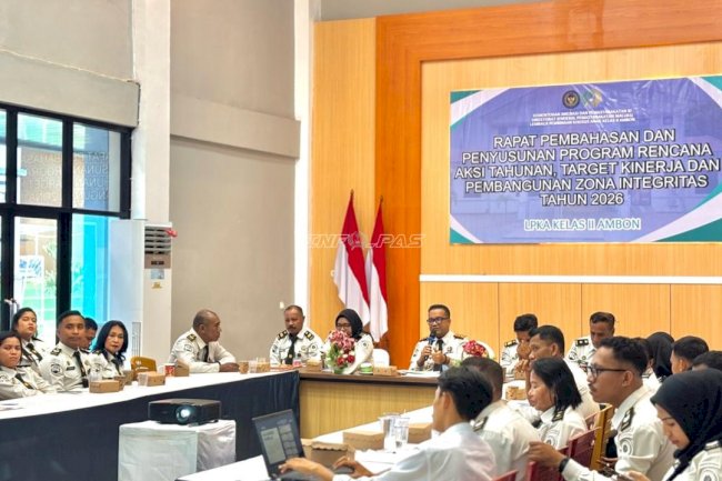 LPKA Ambon Susun Program Kerja 2026, Fokus Kinerja Terukur dan Berkelanjutan