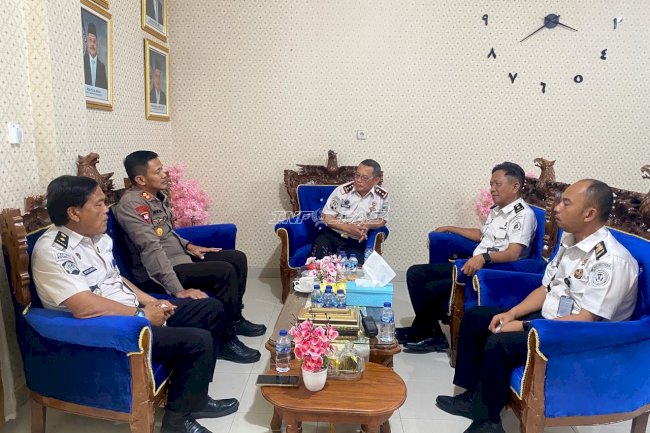 Perkuat Sinergi Pengamanan, Kalapas Luwuk Terima Kunjungan Kapolres Banggai