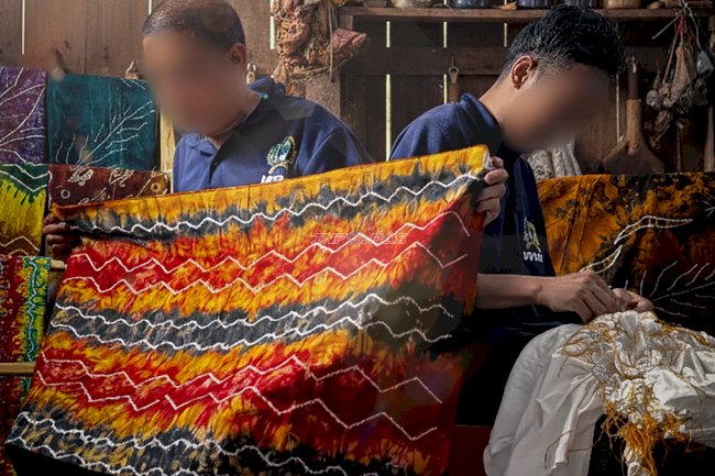 Lestarikan Budaya Banua, Lapas Narkotika Karang Intan Kembangkan Sasirangan Kayn Nakarin