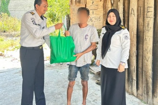 Tunjukkan Kepedulian lewat Bakti Sosial, LPKA Palu Hadir di Tengah Warga Bulili