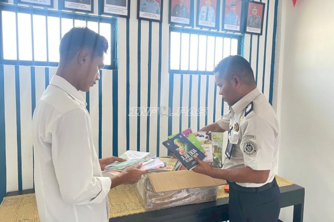 Segarkan Koleksi Bacaan, Lapas Wahai Tingkatkan Budaya Literasi Warga Binaan