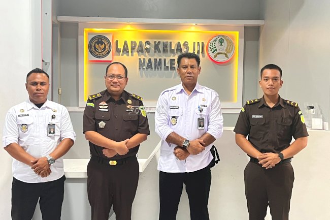 Lapas Namlea–Kejari Buru Perkuat Kolaborasi Sistem Peradilan Pidana