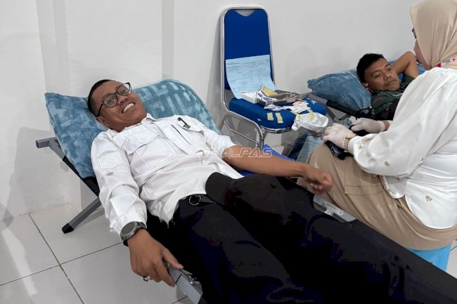 Lapas Tolitoli Perkuat Sinergi Lintas Instansi lewat Donor Darah Hari Bakti Perbendaharaan Ke-22