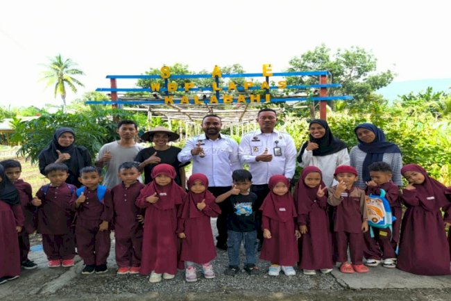 Pembinaan dan Edukasi, Lapas Kalabahi Terima Kunjungan dari PAUD KB Madinah di Kebun Kadelang 