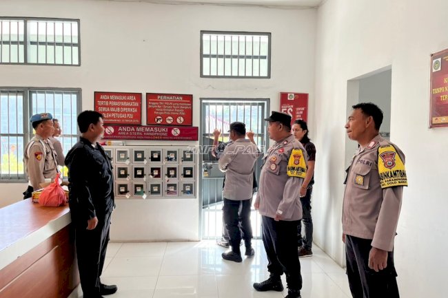 Lapas Perempuan Palu Perkuat Pengamanan lewat Sambang Polsek Dolo