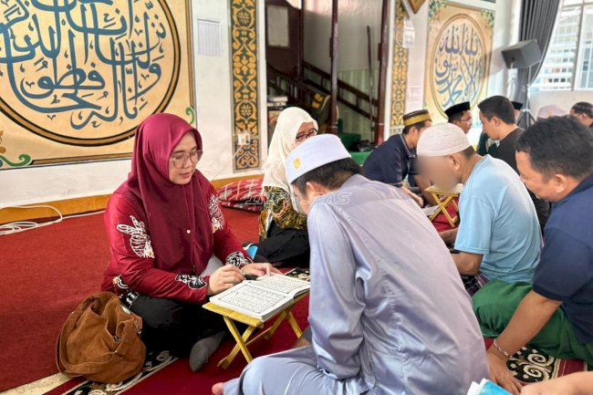 Baca Tulis Al-Qur’an, Upaya Rutan Tanjung Bangun Keimanan Warga Binaan