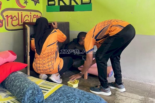 Perketat Pengawasan, Lapas Ambon Razia Blok Hunian Pidana Khusus Narkotika