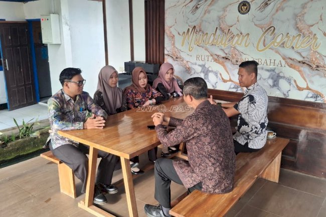 Sharing dan Evaluasi, Karutan Marabahan Dorong Peserta Magang Tampilkan Kinerja Terbaik