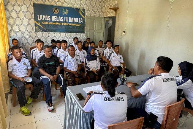 Targetkan Capaian Gemilang, Lapas Namlea Bentuk Tim Zona Integritas