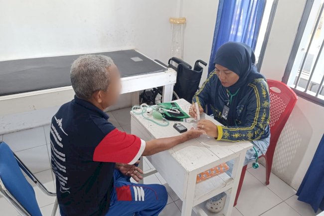 Lapas Wahai Gandeng Tenaga Medis, Pastikan Kondisi Warga Binaan Lansia Tetap Prima