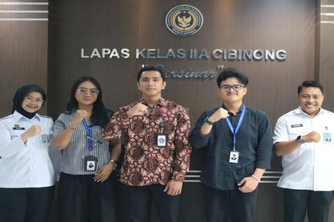 Lapas Cibinong Kedatangan Yayasan Second Change Foundation, Tinjau Program Pembinaan Warga Binaan