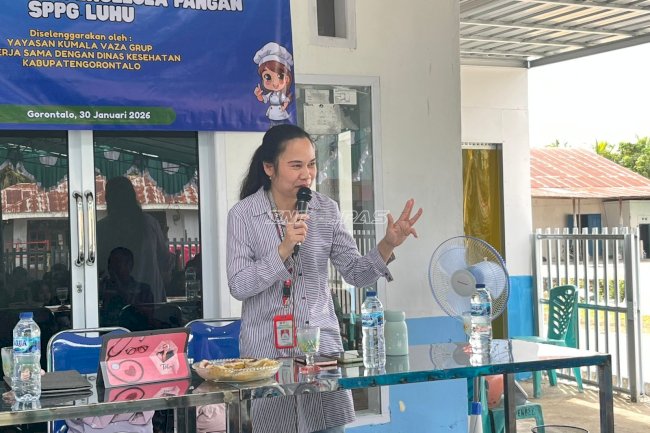 Dukung Program MBG, Lapas Perempuan Gorontalo Latih Penjamah Makanan bersama SPPG Luhu