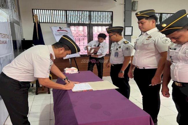 Teken Pakta Integritas, Rutan Kandangan Teguhkan Komitmen Zona Integritas 2026