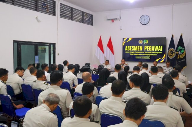 Menuju WBK 2026, Kanwil Ditjenpas Kalsel Laksanakan Asesmen Tim Pembangunan ZI