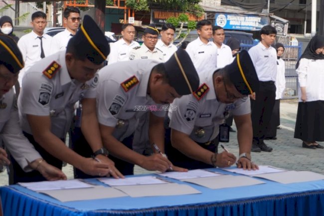 LPKA Palu Tandatangani Pakta Integritas dan Hadiri Peresmian Galeri Pemasyarakatan