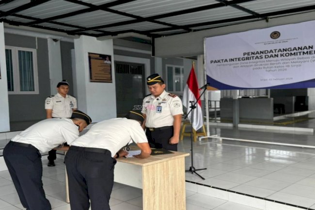 Perkuat Komitmen Zona Integritas , Rutan Sinjai Teken Pakta Integritas dan Bentuk Tim Pokja 