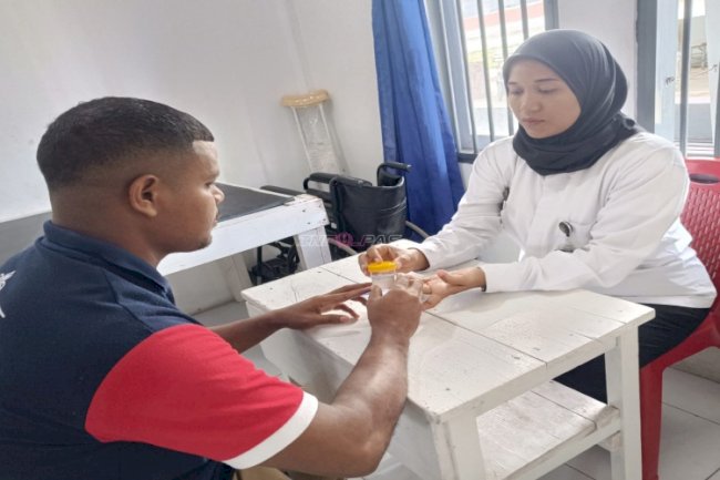 Lapas Wahai Pastikan Warga Binaan Penerima PB Bersih dari Narkoba 