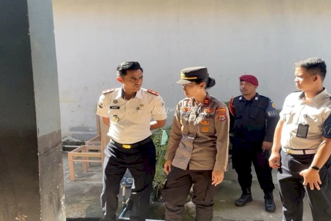 Pererat Silaturahmi dan Koordinasi Keamanan, Rutan Ambon Sambut Kunjungan Kapolsek Baguala 