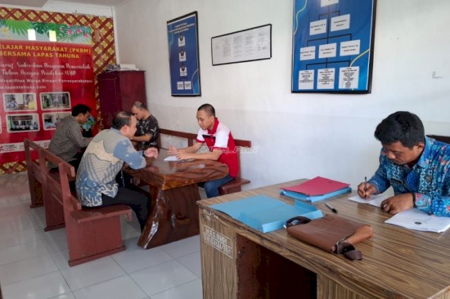 Lapas Tahuna Gandeng BNNK Sangihe Gelar Rehabilitasi Warga Binaan