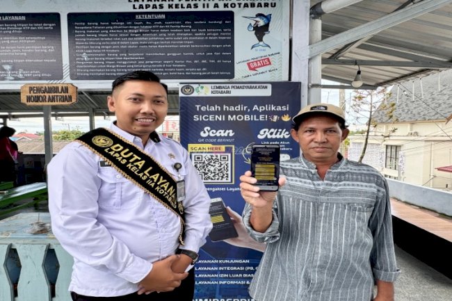 SiCeni Mobile Permudah Akses Layanan Publik di Lapas Kotabaru
