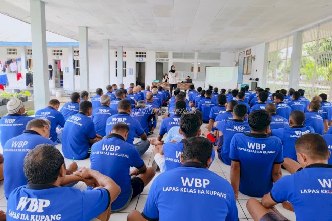 Lapas Kupang Perkuat Pencegahan DBD lewat Penyuluhan Jumantik bagi Warga Binaan