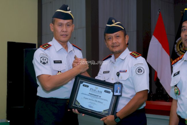 Dukung 13 Program Akselerasi, Lapas Blitar Raih Peringkat III Pelaporan se-Jawa Timur