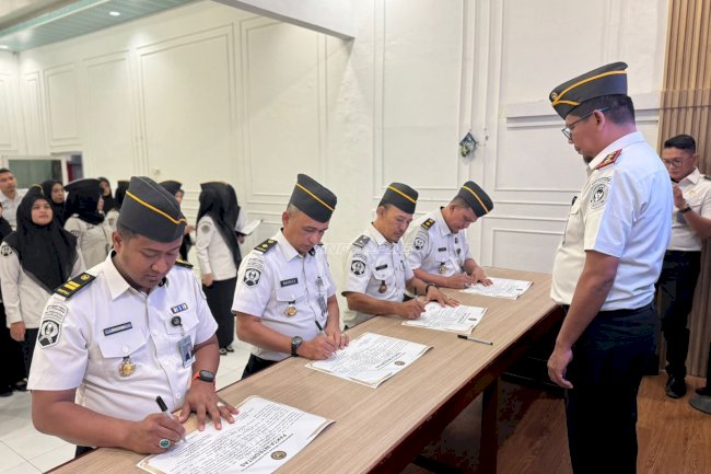 Bangun Budaya Kerja Berintegritas, Lapas Lhoknga Resmi Canangkan ZI