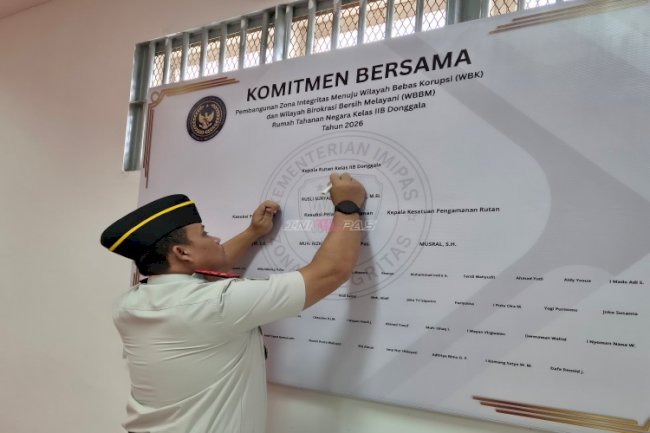 Semangat Rutan Donggala Pertahankan Predikat WBK dan Raih WBBM 2026