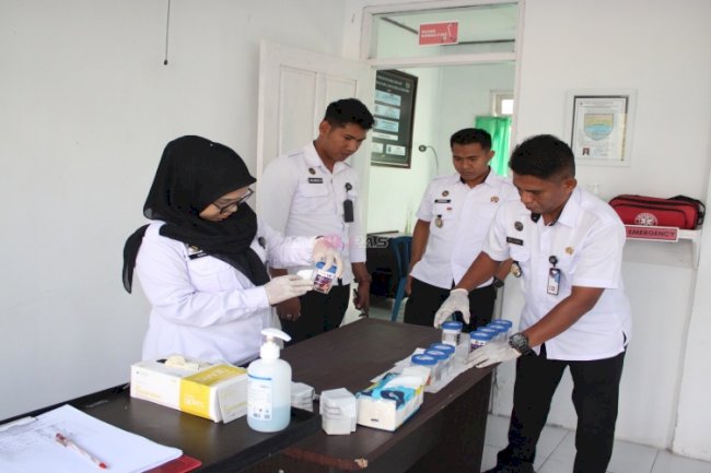 Perkuat Komitmen Zero Narkoba, Lapas Piru Tes Urine Petugas dan Warga Binaan