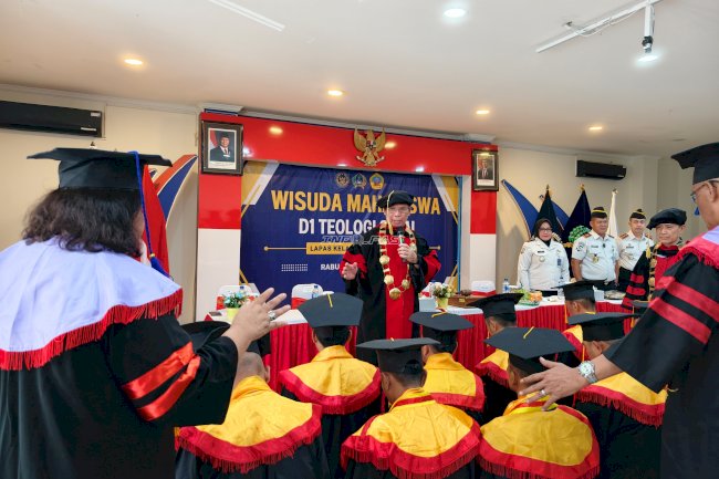 Kanwil Ditjenpas Jateng Dukung Kelulusan 12 Warga Binaan D1 Teologi di Lapas Purwokerto