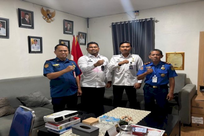 Jajaran Lapas Banjarmasin Kunjungi Dinas Pemadam Kebakaran dan Penyelamatan Kota Banjarmasin