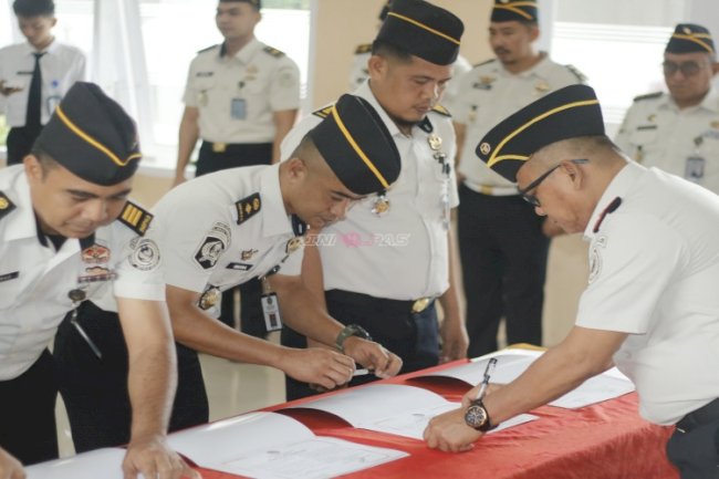 Lapas Takalar Gelar Penandatanganan Pakta Integritas dan Komitmen Bersama