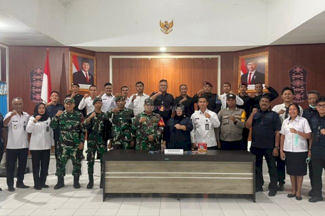 Cegah Gangguan Kamtib, Rutan Ambon Gelar Razia Gabungan dengan APH Terkait