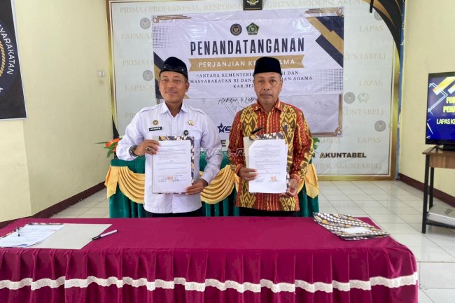 Perkuat Pembinaan Keagamaan, Lapas Atambua Teken PKS dengan Kemenag Belu