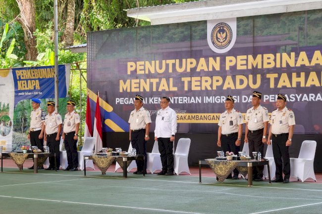 Perkuat Integritas Aparatur, Kakanwil Ditjenpas Jateng Hadiri Penutupan Bintal Terpadu Tahap II