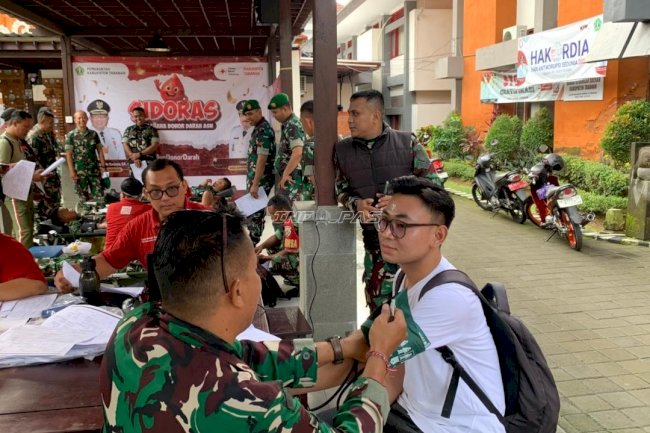 Berbagi untuk Sesama, Lapas Tabanan Berpartisipasi dalam Donor Darah Pemkab Tabanan