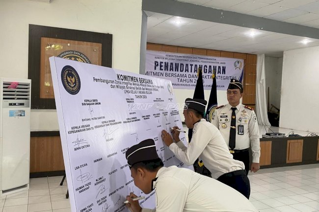 Komitmen Moral Aparatur, LPKA Muara Bulian Canangkan Zona Integritas 2026
