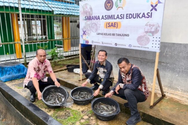 SAE Lapas Tanjung Panen 30 Kg Lele, Dukung Program Aksi Kemenimipas