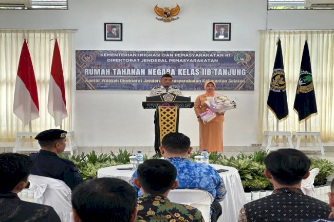 Penuh dengan Suasana Kekeluargaan, Rutan Tanjung Gelar Pisah Sambut Kepala Ka. KPR 