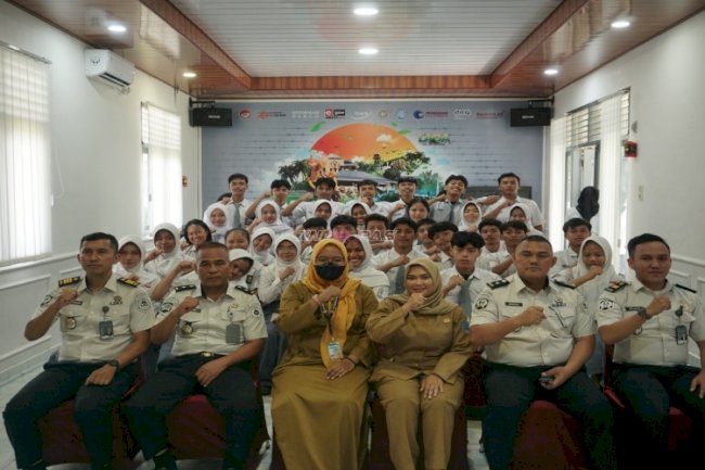 Perkuat Pemahaman Reintegrasi Sosial, Lapas Tanjungpandan Sambut Kunjungan Edukatif Siswa SMAN 2 Tanjungpandan