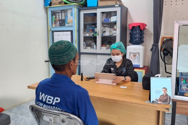 Penuhi Hak Dasar Warga Binaan, Rutan Marabahan Sediakan Layanan Kesehatan Gratis