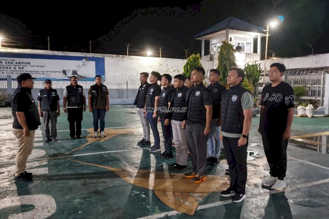 Tingkatkan Kewaspadaan Jelang Ramadan, Lapas Kotabaru Gelar Razia Insidentil