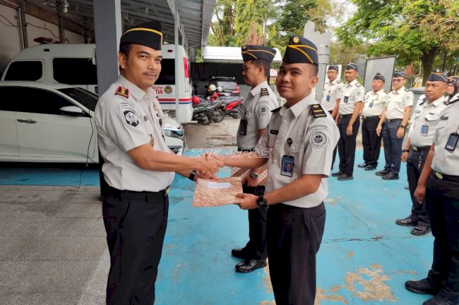 Kenaikan Pangkat Dua Pegawai, Karutan Kandangan Ingatkan Peningkatan Tanggung jawab