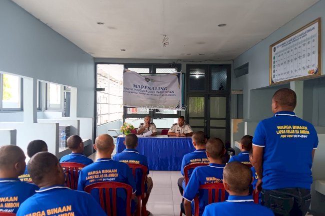 Awali Pembinaan, Lapas Ambon Gelar Mapenaling bagi 12 Warga Binaan Baru