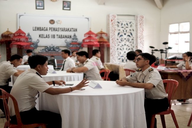 Totalitas Menuju WBBM, Lapas Tabanan Uji Pemahaman Seluruh Jajaran lewat Seleksi Tim Pokja