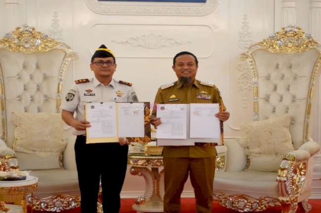 Kanwil Ditjenpas Sulsel dan Pemprov Sulsel Sepakati Nota Kesepahaman Implementasi KUHP Baru