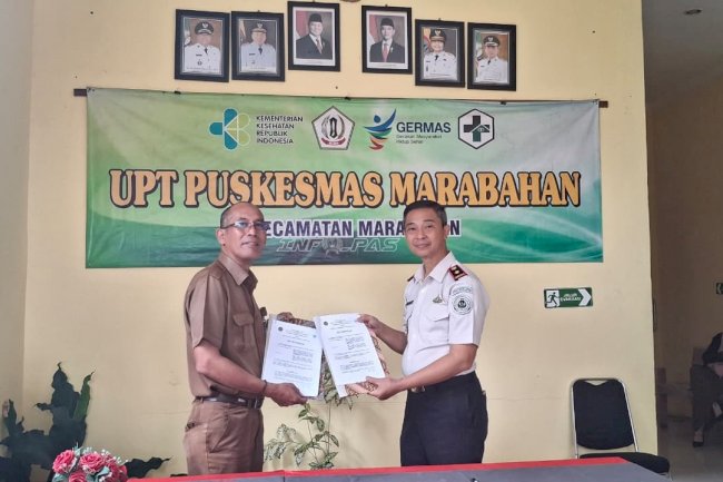 Teken PKS, Rutan Marabahan dan Puskesmas Marabahan Sinergi Penuhi Hak Kesehatan Warga Binaan