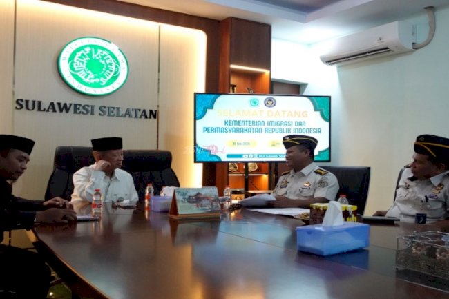  Kanwil Ditjenpas Sulsel dan MUI Prov. Sulsel Bahas Penguatan Pembinaan Warga Binaan
