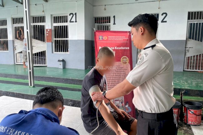 Jemput Bola, Lapas Banjarbaru Laksanakan Lakasi di Blok Hunian Warga Binaan
