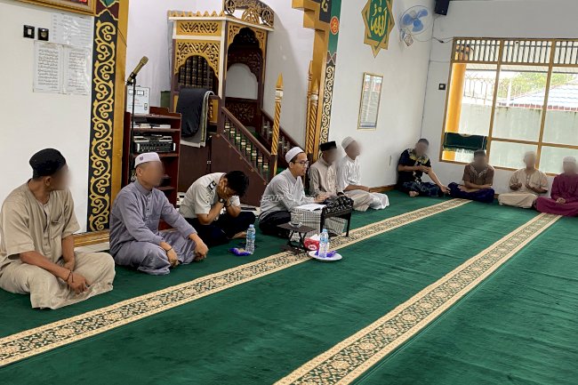 Zikir Jama'i hingga Salat Zuhur Berjamaah, Lapas Tanjung Perkuat Pembinaan Rohani